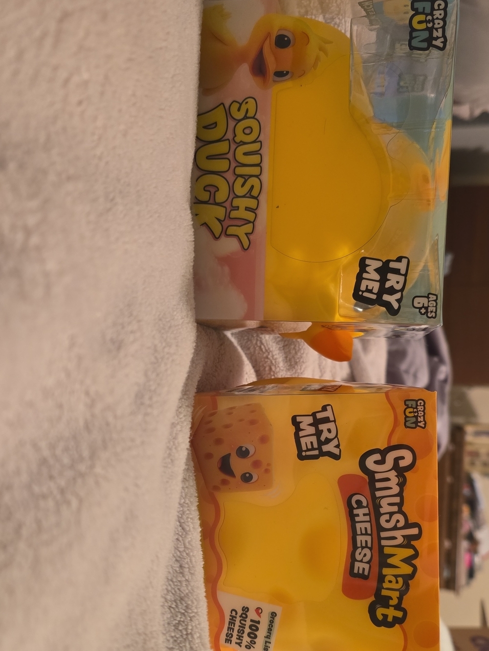 SmushMart Cheese  And Crazyfun Squishy Duck Ships In 1 Day